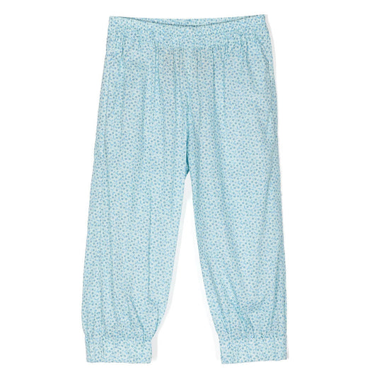 By Walid x KINDRED Floral Print Cotton Trousers