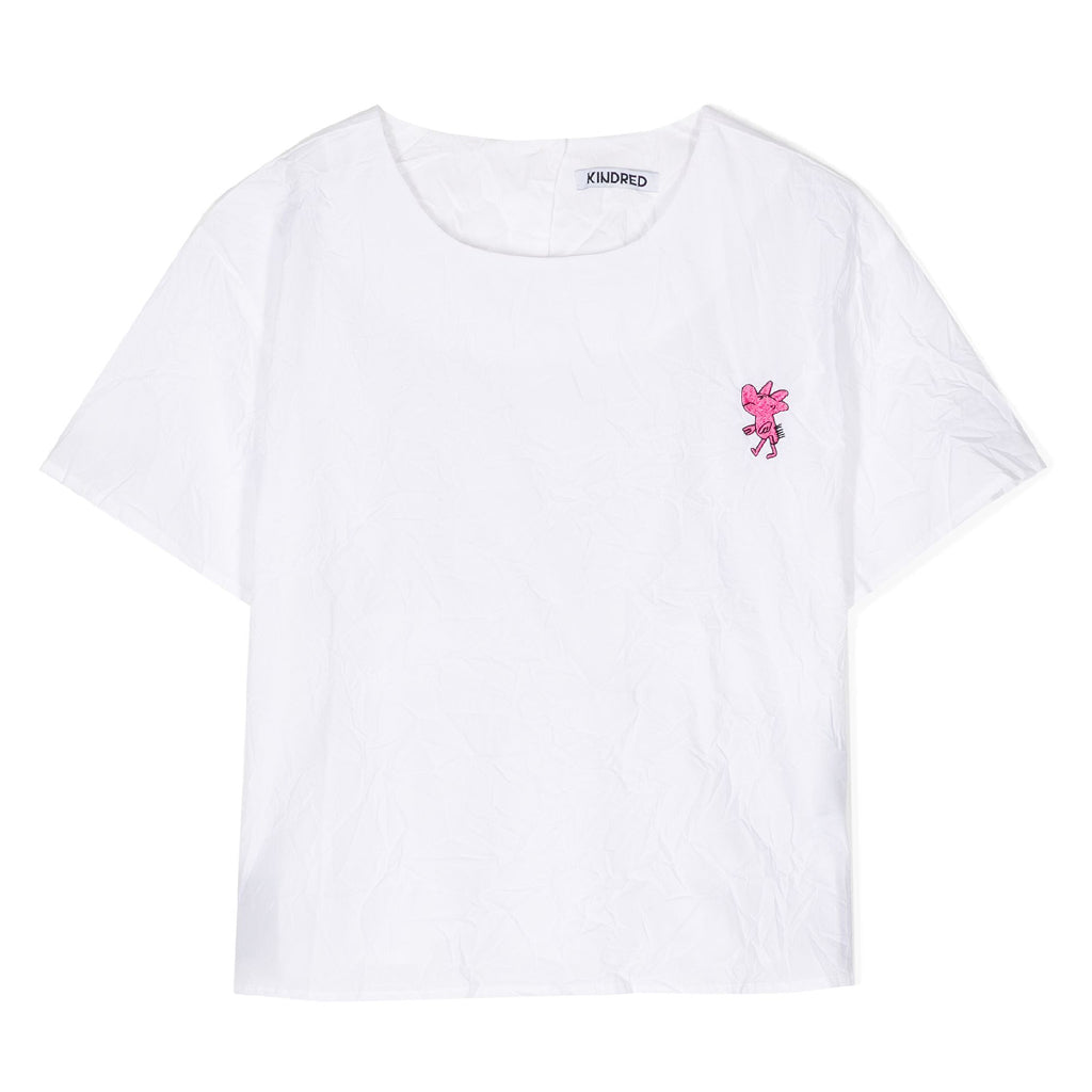 KINDRED Animal Embroidered Cotton T-shirt