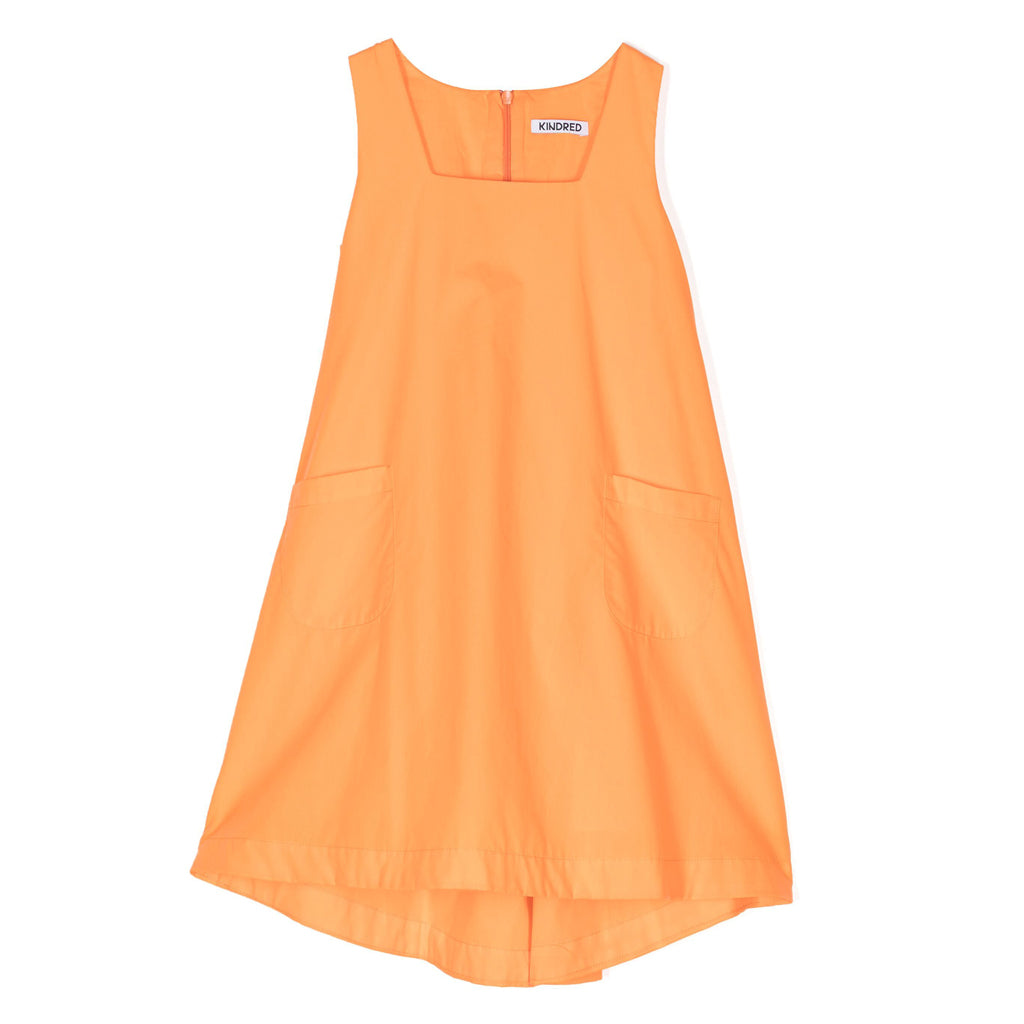 KINDRED Square Neck Organic Cotton Dress