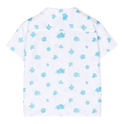 KINDRED Kelly Scribble Cloud Print Camp Shirt