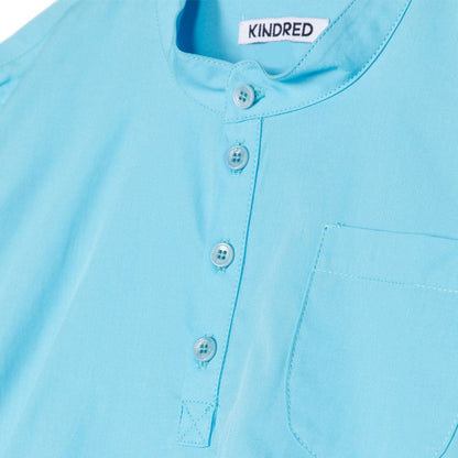 KINDRED Kaiser Cotton Poplin Henley Shirt